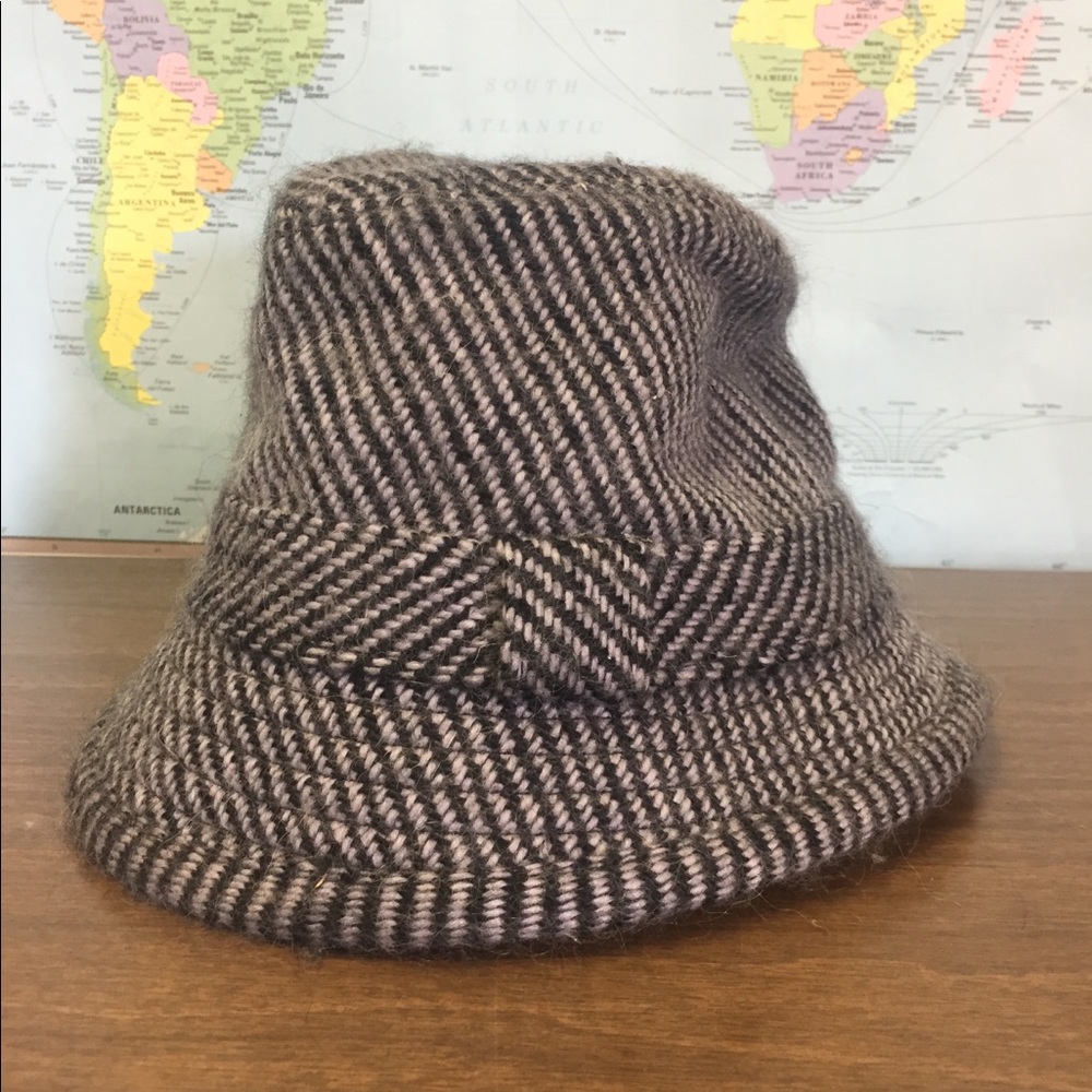 Eugenia Kim Wool Navy Stripe Hat
